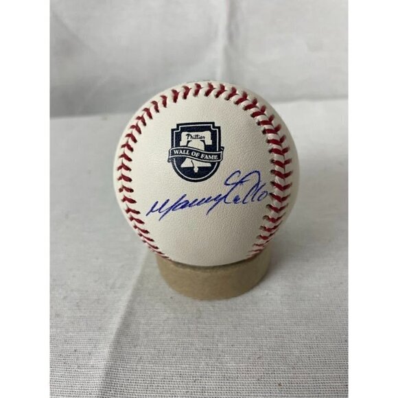 Manny Trillo signed autographed Phillies Hall Of Fame Baseball JSA - Picture 2 of 3